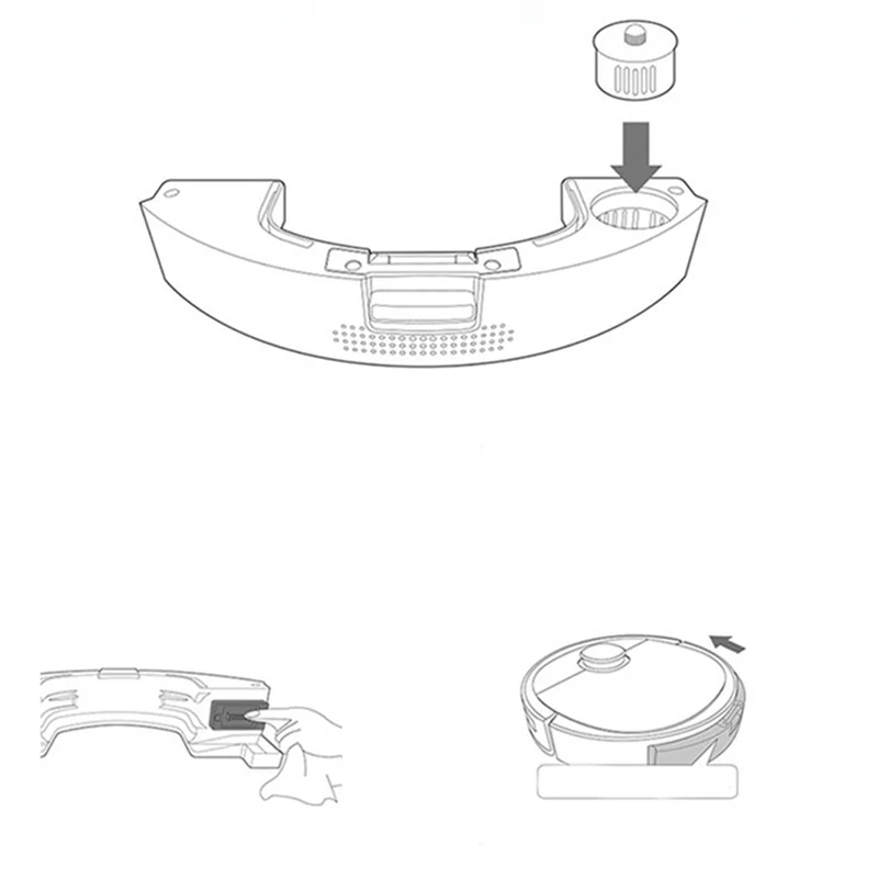 7 قطعة كبسولات معطّر الهواء ل ECOVACS Deebot OZMO T9 AIVI T9 MAX طقم قطع غيار المكنسة الكهربائية_ABGP