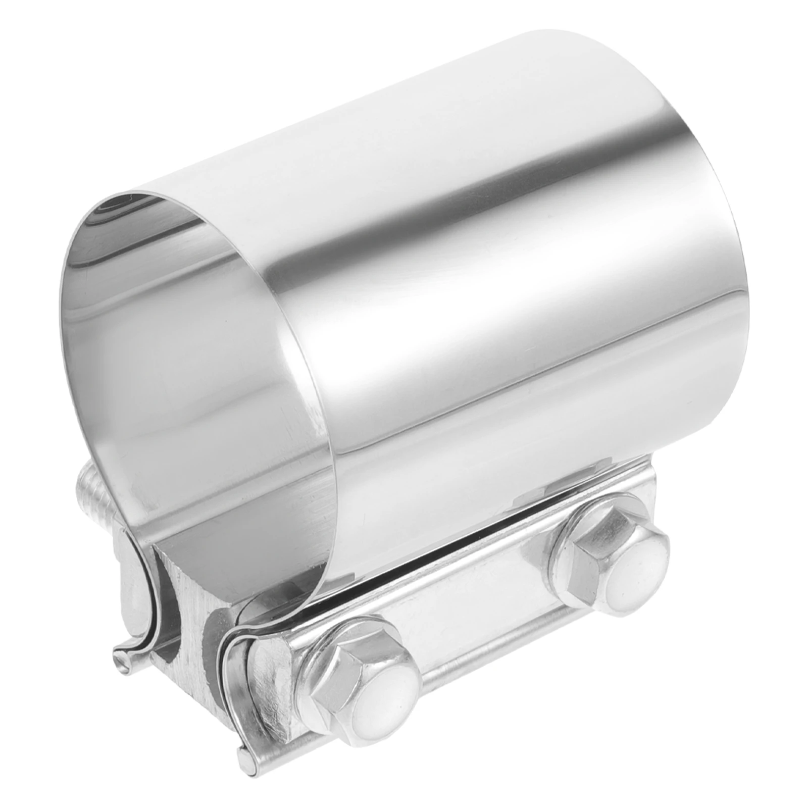 

Stainless Steel Exhaust Clamp 2 5 Inch Universal Muffler Repair Automotive Clamps Pipe Band Clamp Car Modification Exhaust