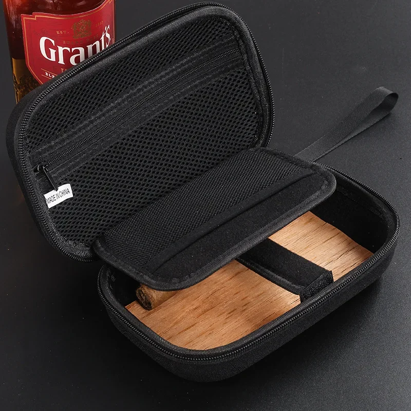 

Creative multifunctional portable carry on bag cigar moisturizing set men's smoking storage box