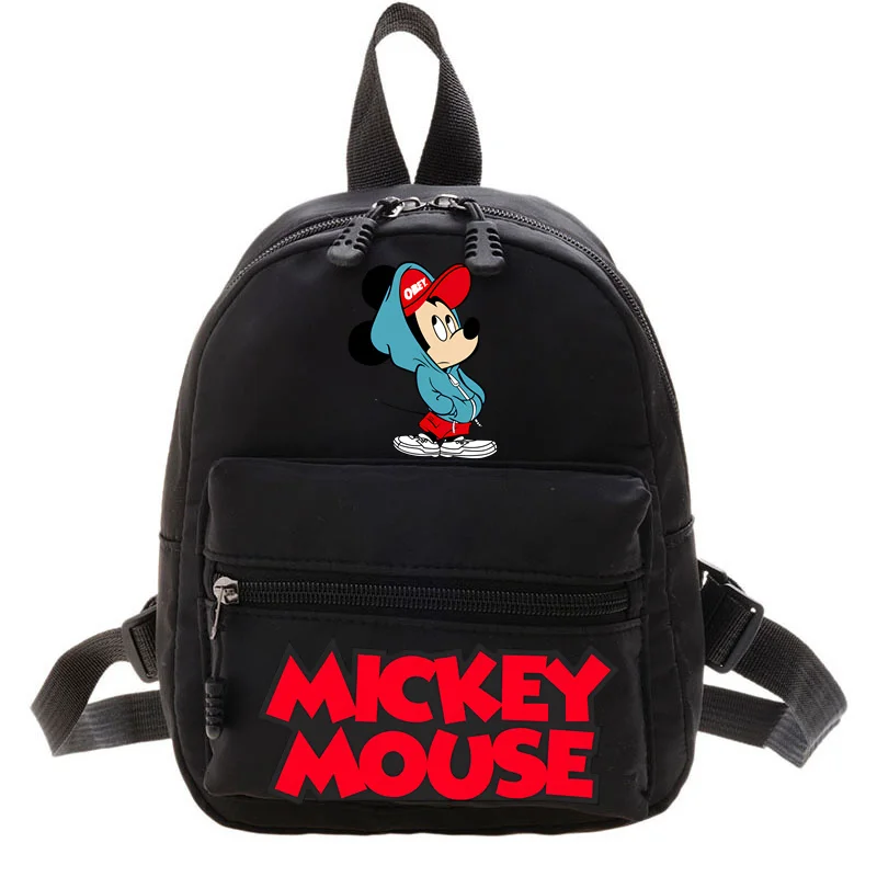 Disney Mickey Minnie Mouse 2024 Dames Rugzak College-Stijl Rugzakken Mode Tienermeisjes Handig Woon-Werkverkeer Rugzak