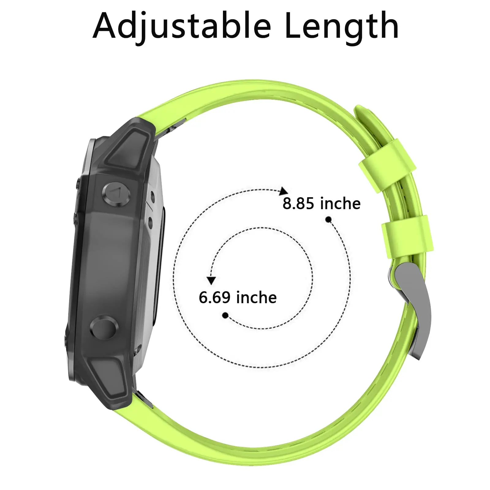 Correa de reloj QuickFit de 22 y 26mm para Garmin Fenix 8pro 7 7X 6X 6 Pro 5 5X Plus MARQ Enduro 3 Quatix 8 47mm 51mm correa deportiva de silicona