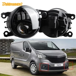 2 X 30W 3000LM Car Front Bumper LED Lens Fog Light Assembly H11 For Renault Trafic 3/III X82 2014 2015 2016 2017 2018 2019 2020