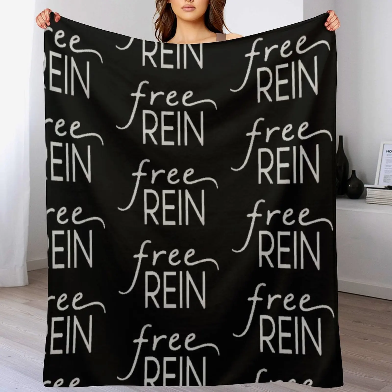 Free Rein Throw Blanket Giant Sofa Plaid Blankets