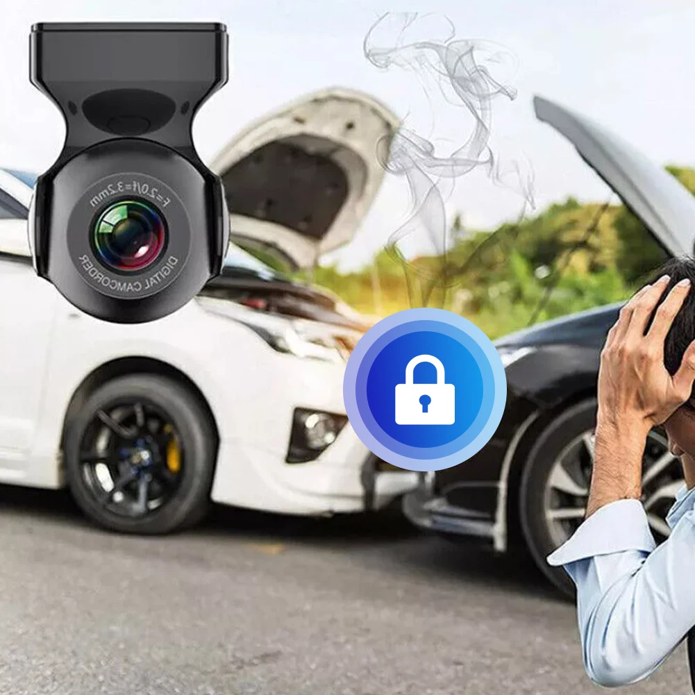 

Мини-регистратор 1080P HD Автомобильный видеорегистратор Встроенный Wi-Fi Автомобильная видеорегистратор ночного видения для автомобилей