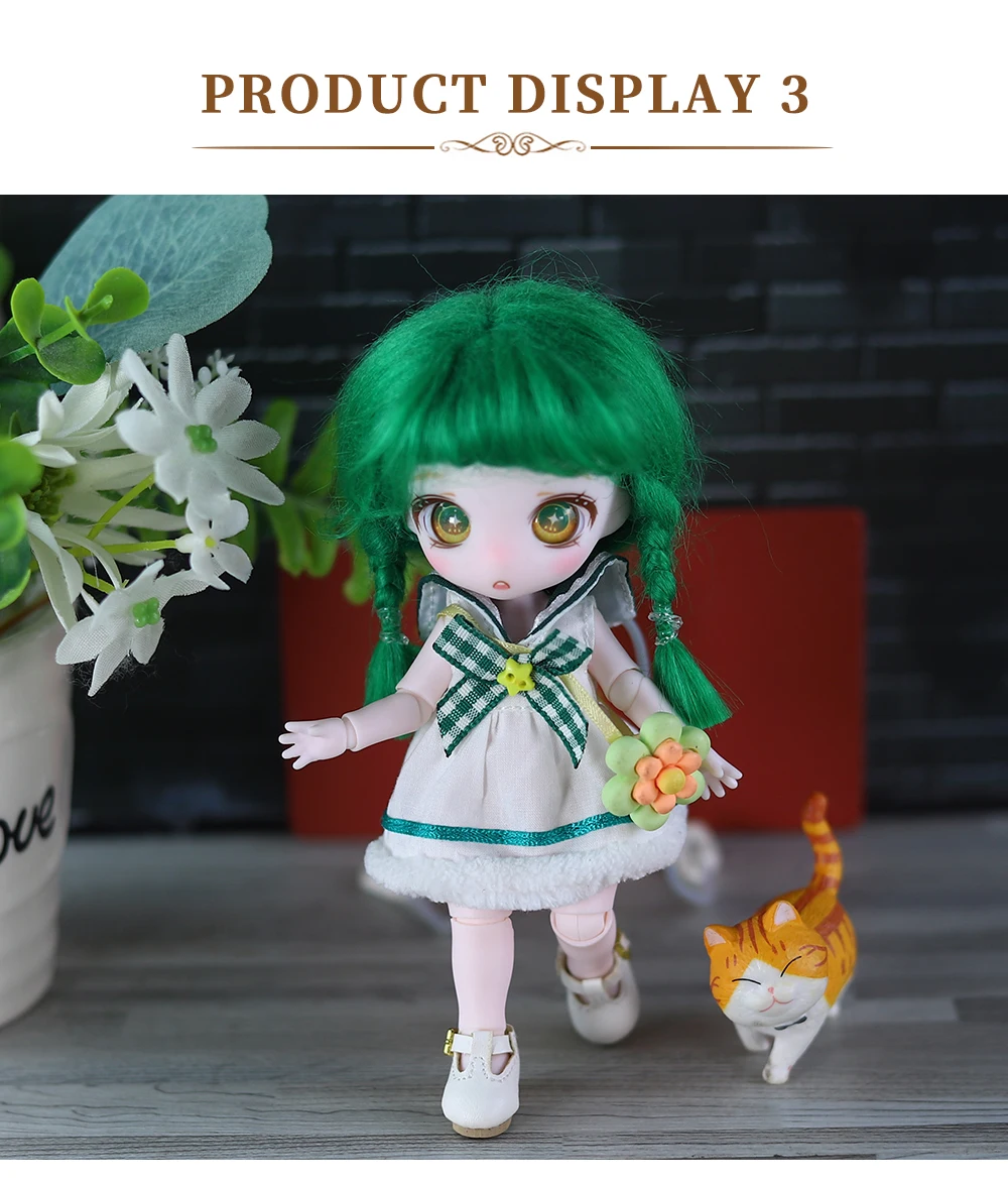 ICY DBS Dream Fairy Maytree OB11 BJD Perücke mit Pony Zubehör Jungen Mädchen Geschenk Spielzeug SD – Detail 6