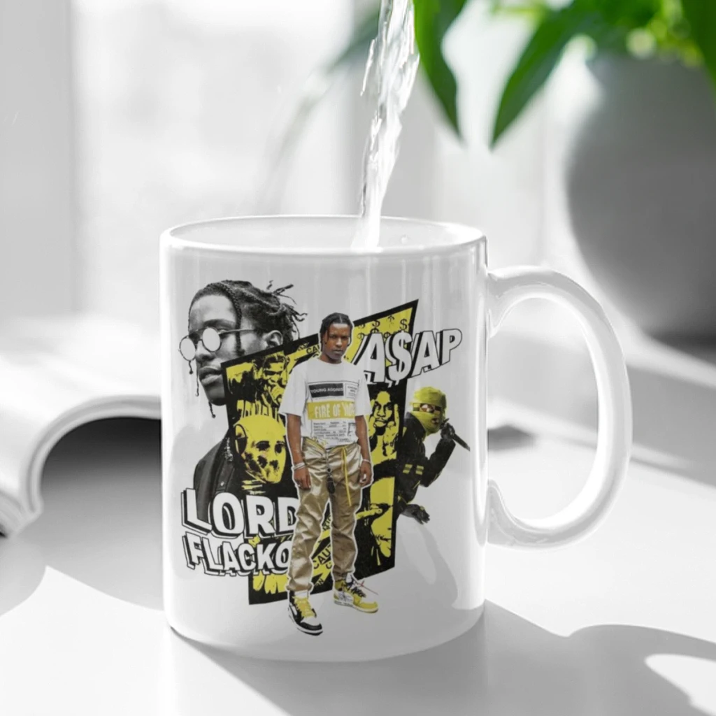 Rapper A-Asaps R-Rockys Classic Vintage Ceramic Mug Cute Coffee Tea Milk Stave Mugs And Cups with Handle Novelty Gifts