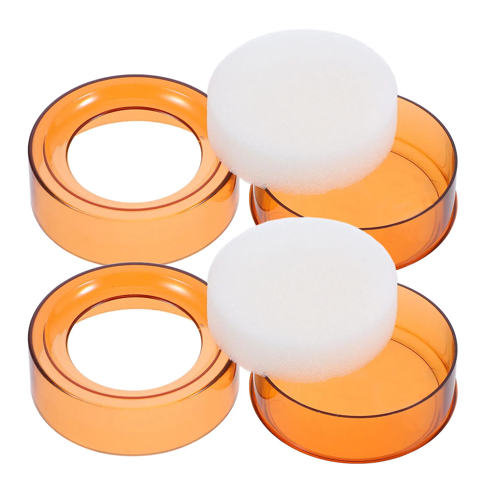 

2pcs Counting Finger Moistener Sponge Cup Design Water Absorbing Cash Handling Tool for Banks Quick Drying