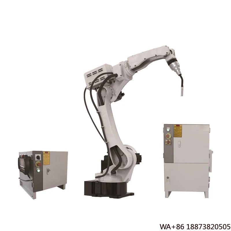 Robô industrial China Fábrica Robô de soldagem automática de 6 eixos com máquina de solda de fibra