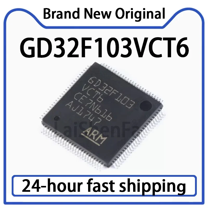 1PCS GD32F103VCT6 SMT LQFP-100 32-bit Microcontroller in Stock