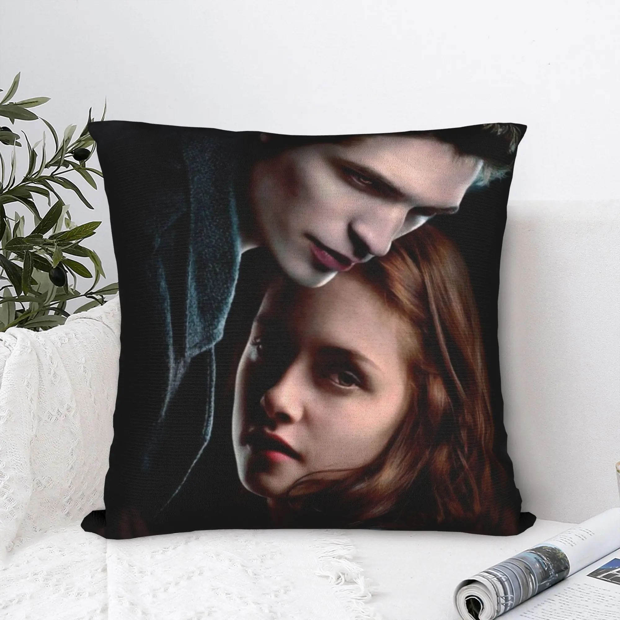 الشفق إدوارد بيلا وسادة غطاء وسادة ناعمة غطاء الوسادة مضحك مطبوعة سادات ل أريكة غرفة نوم ديكور المنزل