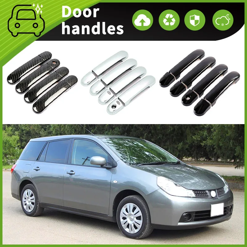 Suitable for 06-18 Nissan Wingroad Y12 door and door bowl handle decoration modified scratch-proof protective sticker