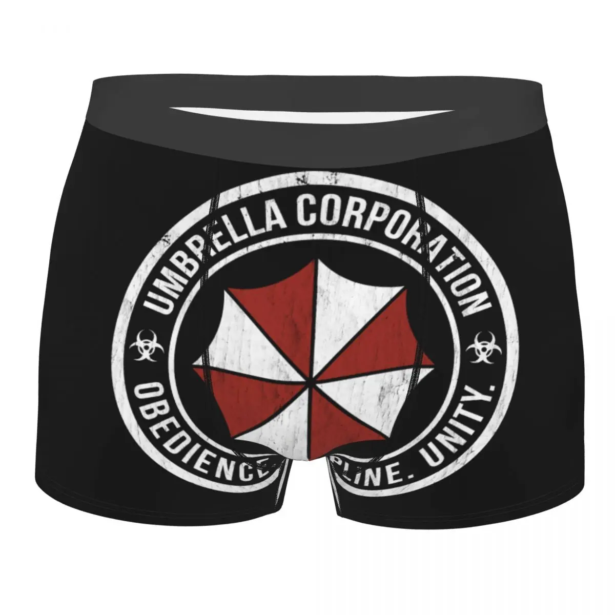 Grunge Umbrella Corporation Underwear Men Print Customized Video Game Boxer Briefs Shorts Panties Soft Underpants