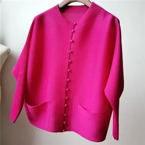 KUSAHIKI manica a pipistrello moda elegante mezzo collo alto donna camicetta cappotto coreano 2023 estate nuovo coreano solido Cardigan top