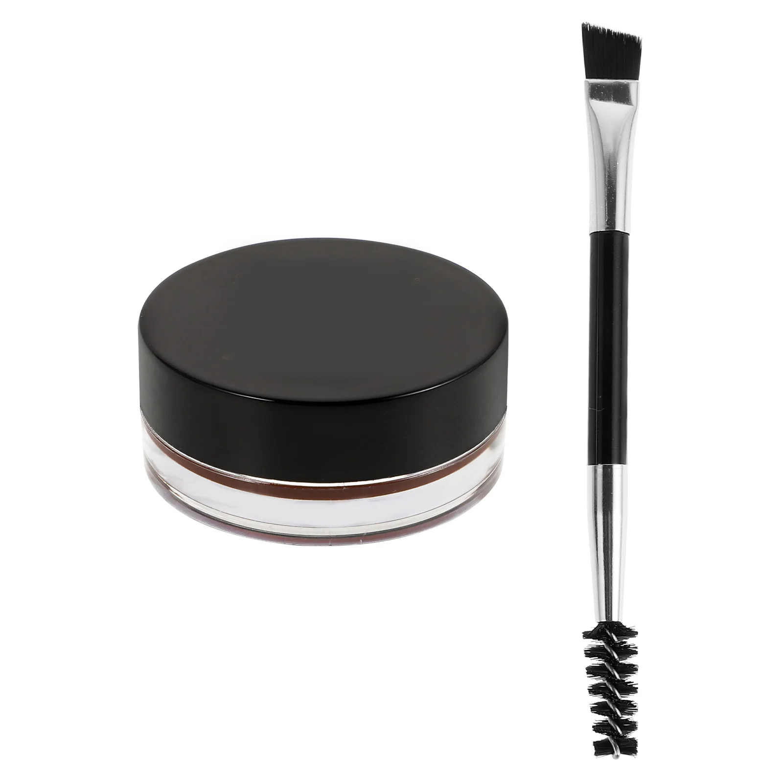 Dark Brown Eyebrow Gel Waterproof Long Lasting Hold Brow Styling Gel For Natural Defined Brows Easy Application Unisex