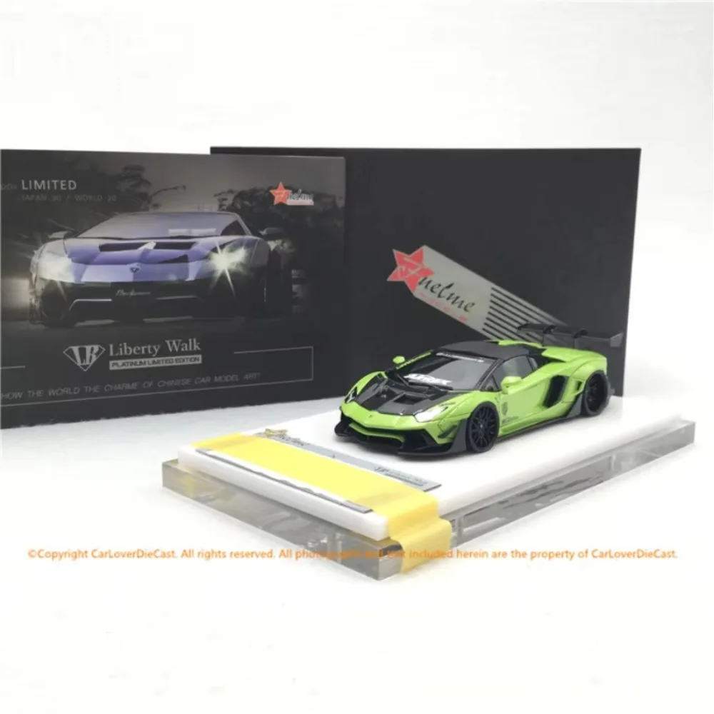 Lamborghini Aventador SVJ 50th LB Works Supercar Fuelme 1:43 True Scale Miniatures Resin Car Model Collection Gift