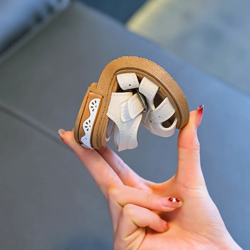 2026 Solide Baby Mädchen Jungen Gladiator Sandalen PVC Wasserdichte Kinder Sandalen Sommer Rutschfeste Kleinkind Strand Schuhe mit Geräuschen – Detail 11
