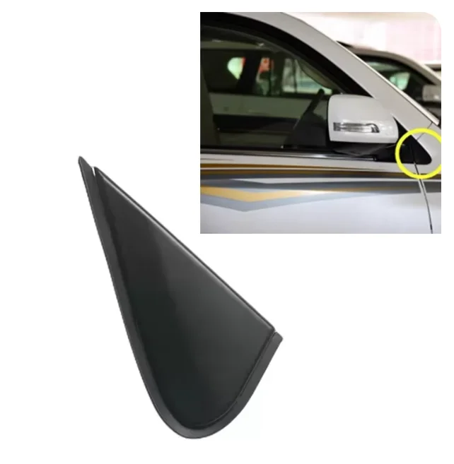 

Car Exterior Front Door Triangle Plate Trim Cap Rear Window Glass Garnish Cover Panel For Toyota Land Cruiser LC200 2008-2019