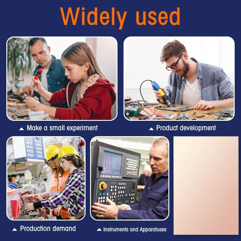 5PCS FR4 Single Sided PCB 5x7cm Copper Clad Plate Laminate Circuit Board 5*7cm Diy PCB Kit