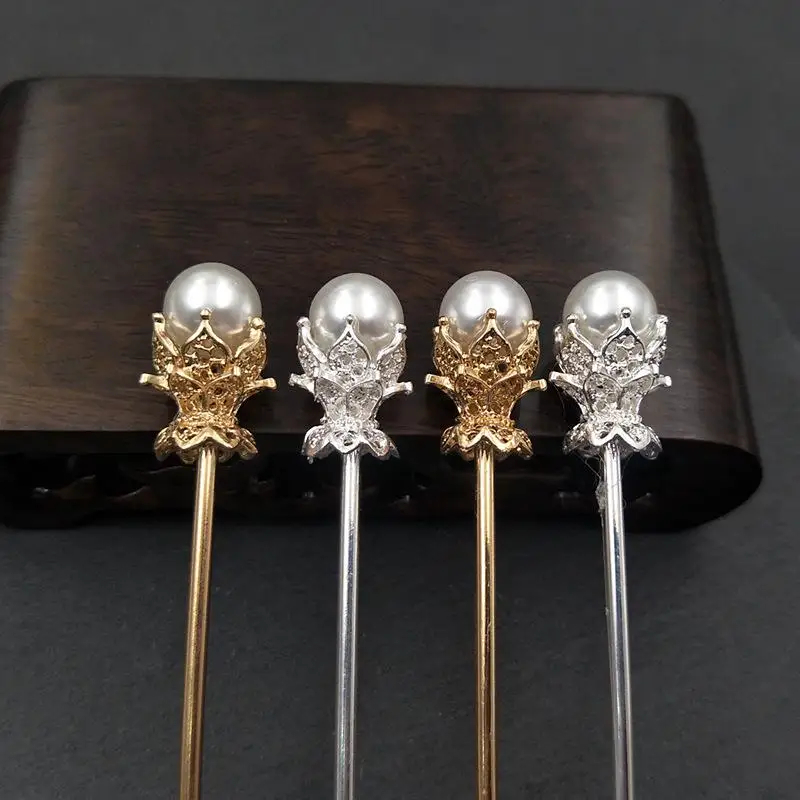 Damenmode-Kopfschmuck, Metall-Haarspange im Vintage-Chinesischen Stil, Haarclips, Haarstäbchen, Haaraccessoires – Detail 5