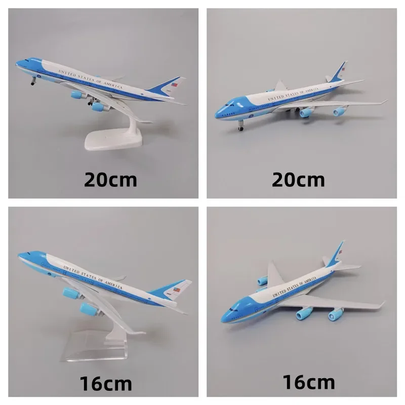 

16cm/20cm United States Of America USA Air Force One B747 Boeing 747 Airlines Diecast Airplane Model Plane Alloy Metal Aircraft