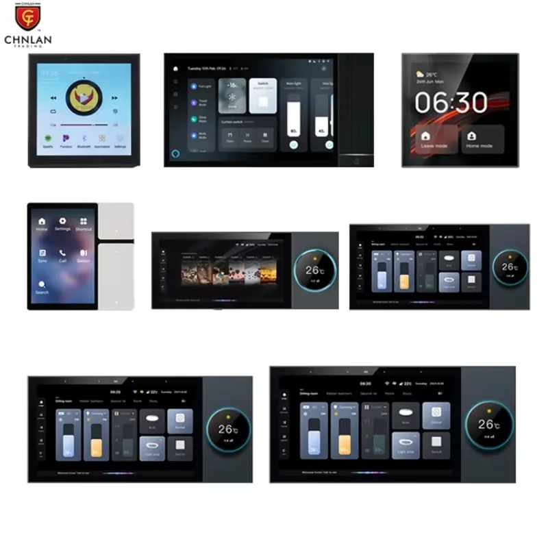 Smart Control System Zigbee Wifi Hub Gateway 4 6 7 8 10 Inch Smart Alexa Wall Central Control Background Music Amplifier