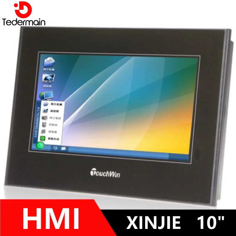 XINJE HMI 10 inch TouchWin TGA62S-MT TGA62S-ET HMI Touch Screen Supports 232/422/485/ USB flash drive/Ethernet