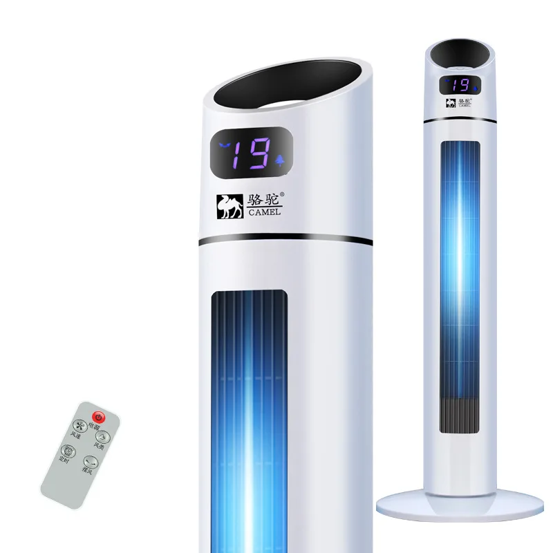 家庭用ブレードレスタワーファン、リモコン時限フロアファン振動ミュートデスクトップファン