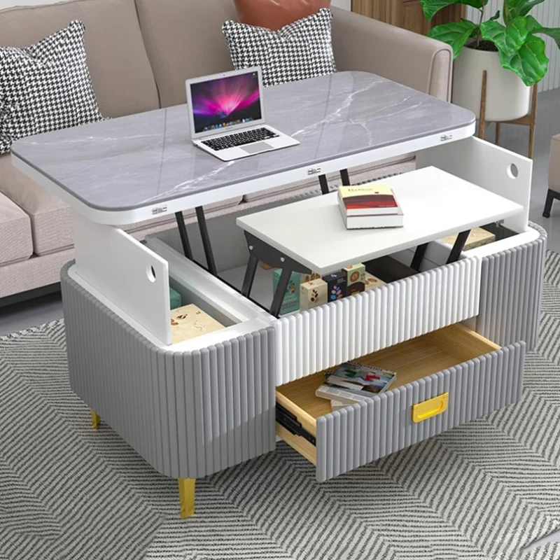 Mobile Living Coffee Table Trau Organizer White Small Nordic Coffee Table Mesa Lateral Modern Kaffee Tische Home Furniture