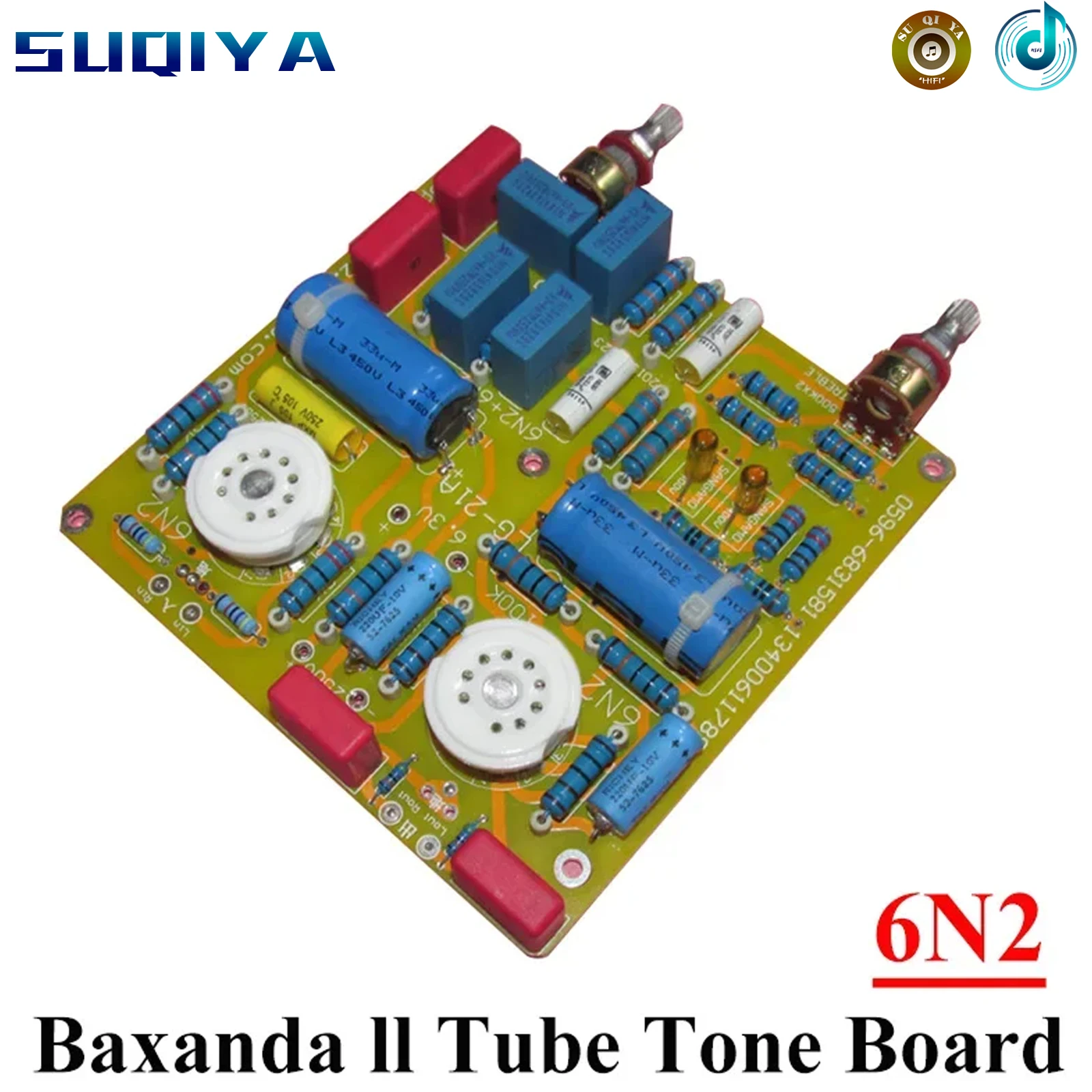 

6n2 Baxanda Ll вакуумная трубка тональная плата с регулировкой высоких и низких басов, низкое искажение и низкий уровень шума для Diy усилителя звука