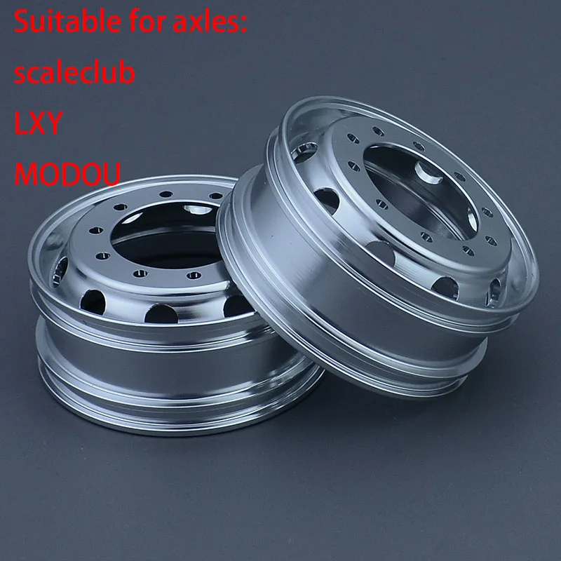 Voor 1/14 Tamiya RC Truck Scaleclub LXY As SCANIA VOLVO Auto Metalen 20/25mm Wielnaven Velg accessoires