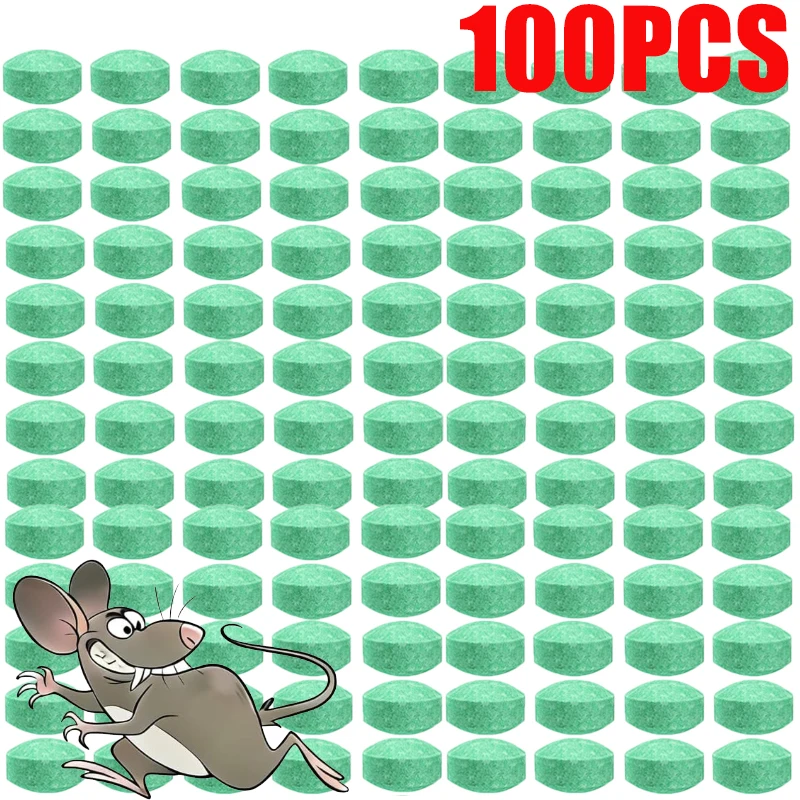 5/100 Stuks Krachtige Knaagdier Repellent Pillen Indoor Outdoor Rat Muizen Roach Insect Natuurlijke Mint Pellets Muizenvalletjes Controle Tool