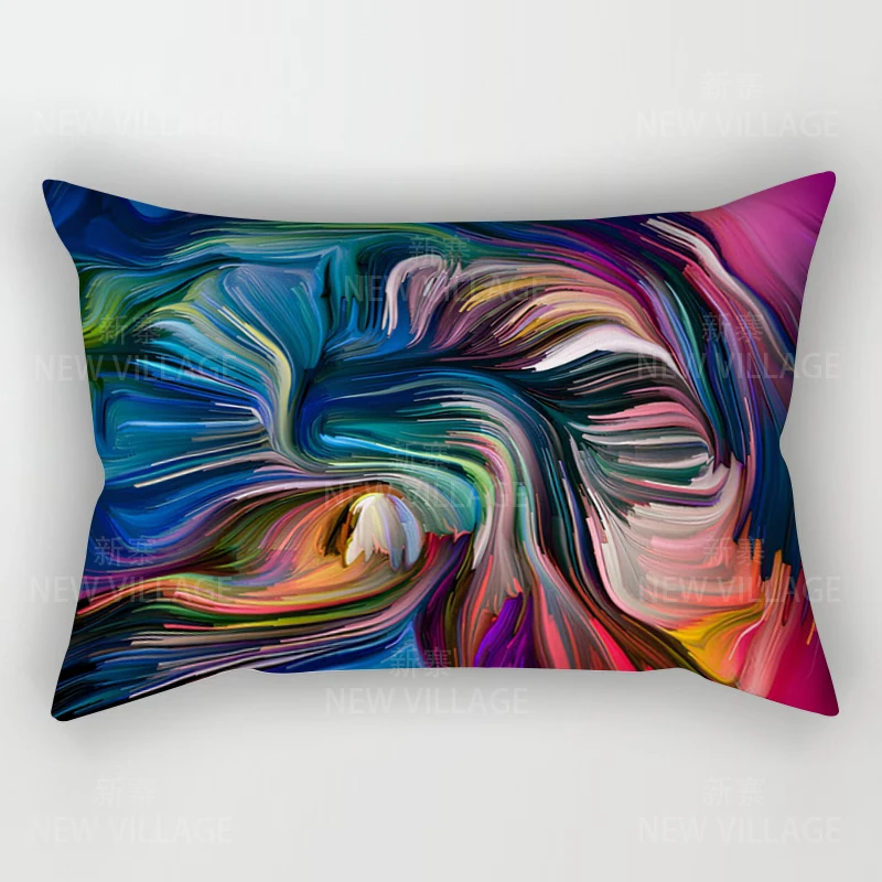 Home autumn decoration Colorful pattern pillow cushion cover decorations throw pillow covers 30*50 pillowcase 30x50 40x60 50*70