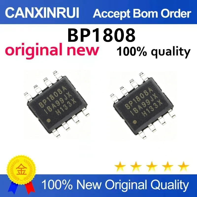 （5pcs-10pcs）Brand new original BP1808 LED constant current driver chip, lighting driver chip IC patch SOP8