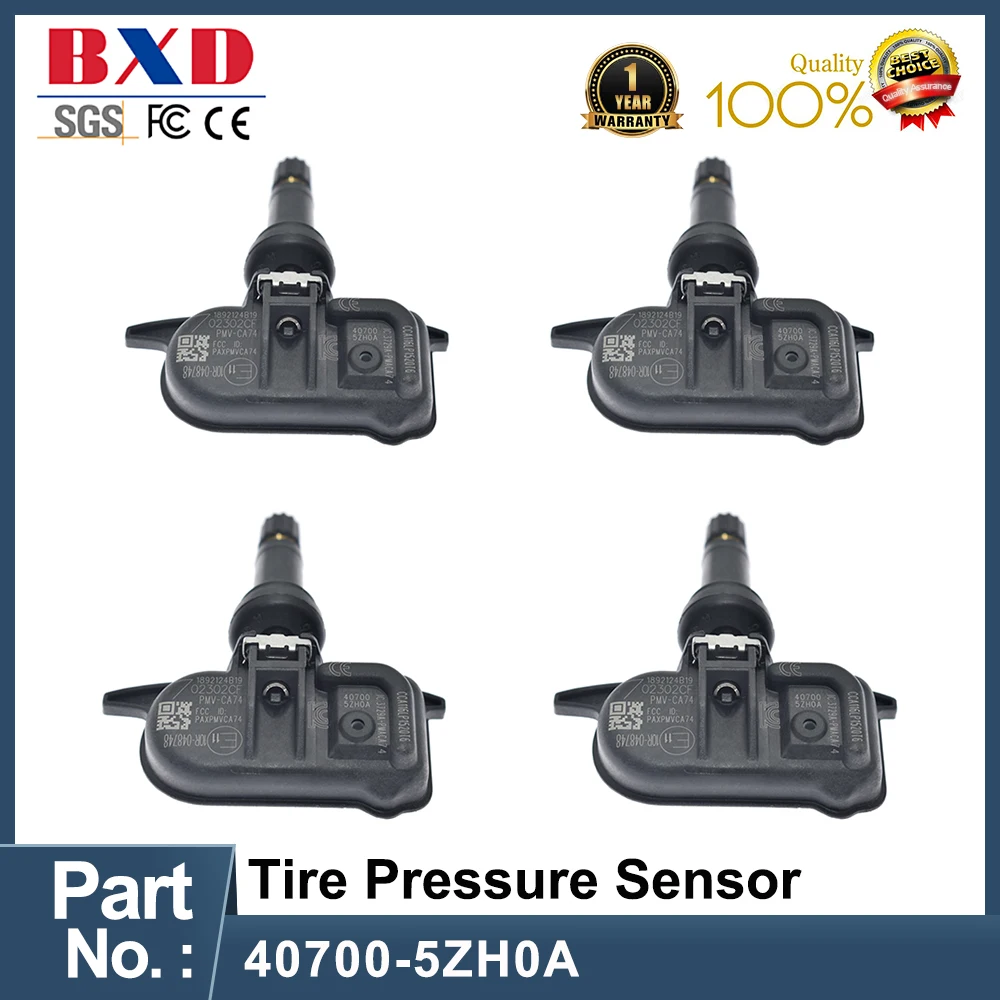 1/4/8PCS Tire Pressure Sensor TPMS 433MHZ 40700-5ZH0A PMV-CA74 For Infinit Nissan Navara Benz  Auto Parts Car Accessries