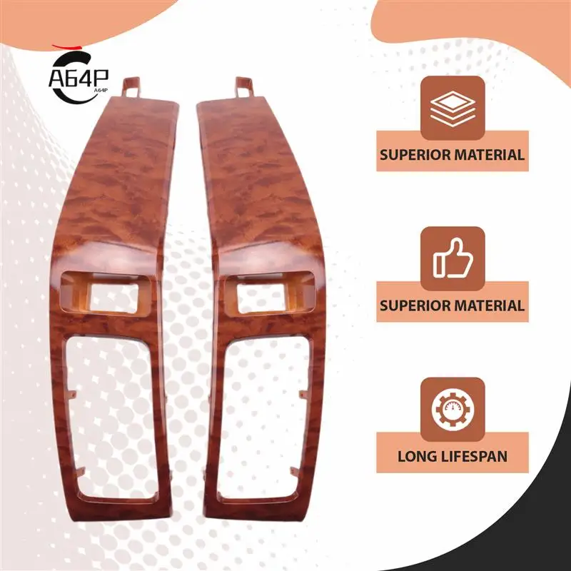 

A64P-Car Air Conditioner Outlet Frame For Toyota Land Cruiser Prado 120 FJ120 Lexus GX470 2003-2009 Replacement Kit Light Walnut