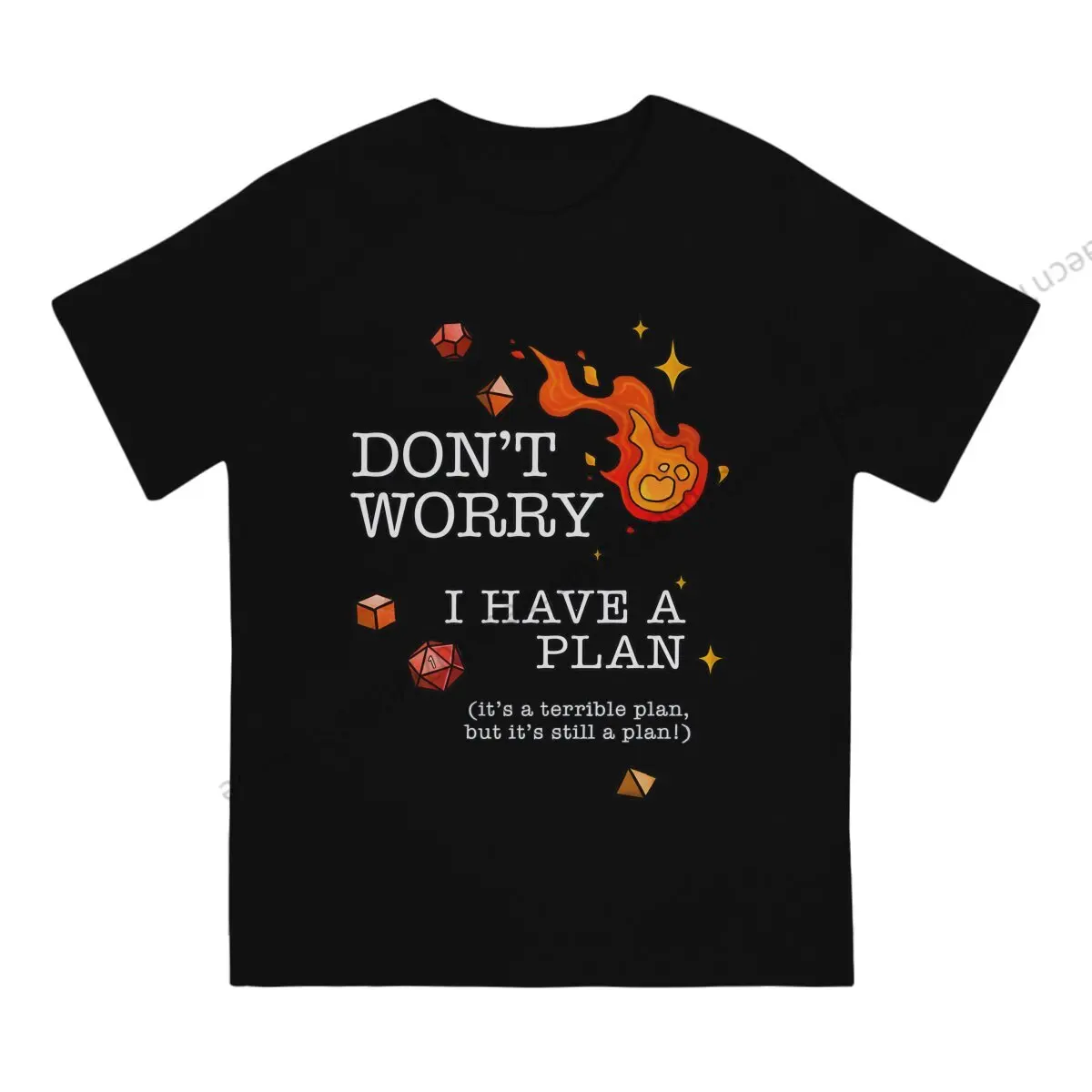 DND Do not Worry Tshirt Graphic Men Tops Vintage Summer Cotton Clothes T Shirt