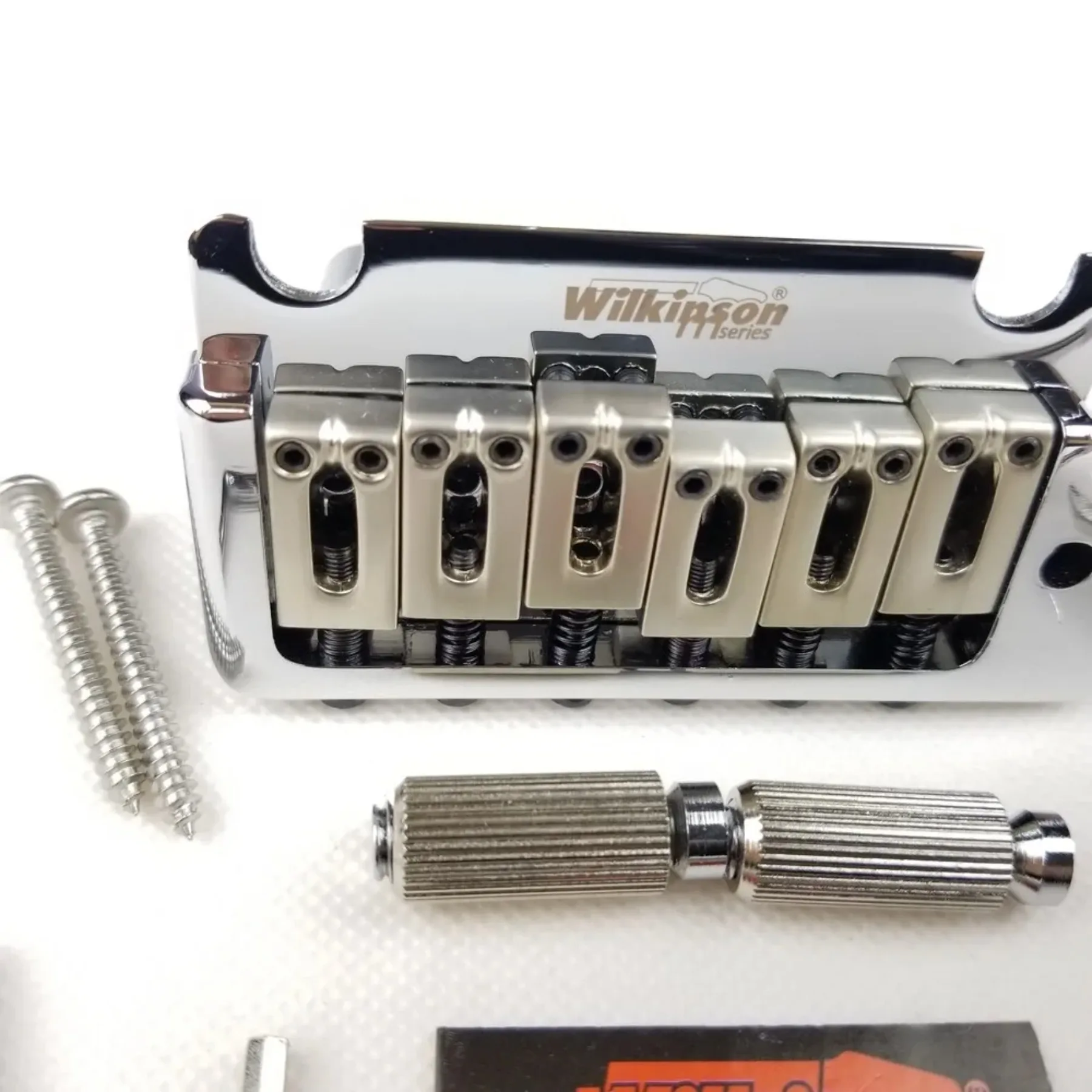 Wilkinson WOV08 2-Point Guitar Tremolo Bridge for American St Electric Guitar Chrome