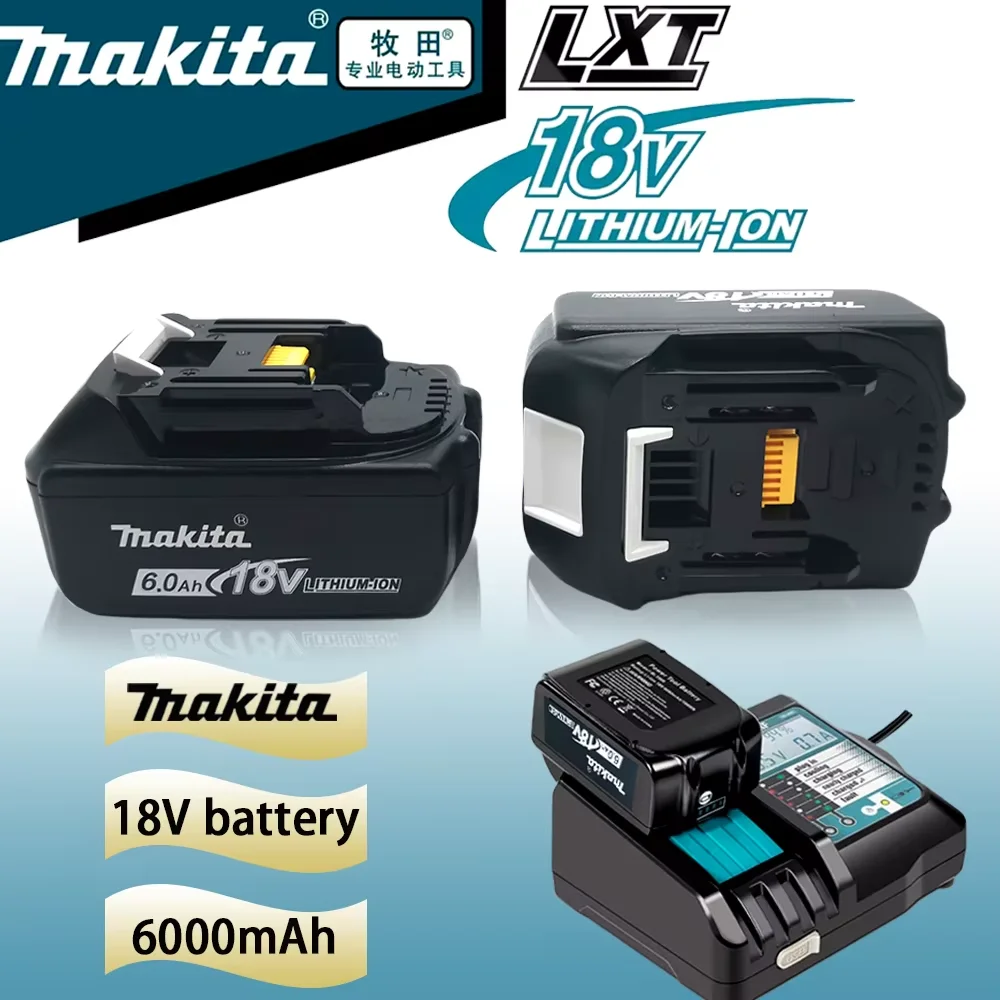 

Rechargeable lithium battery Original Makita 18V 6000mAh, used for Makita power tool battery BL1850B BL1850 BL1840 BL1830