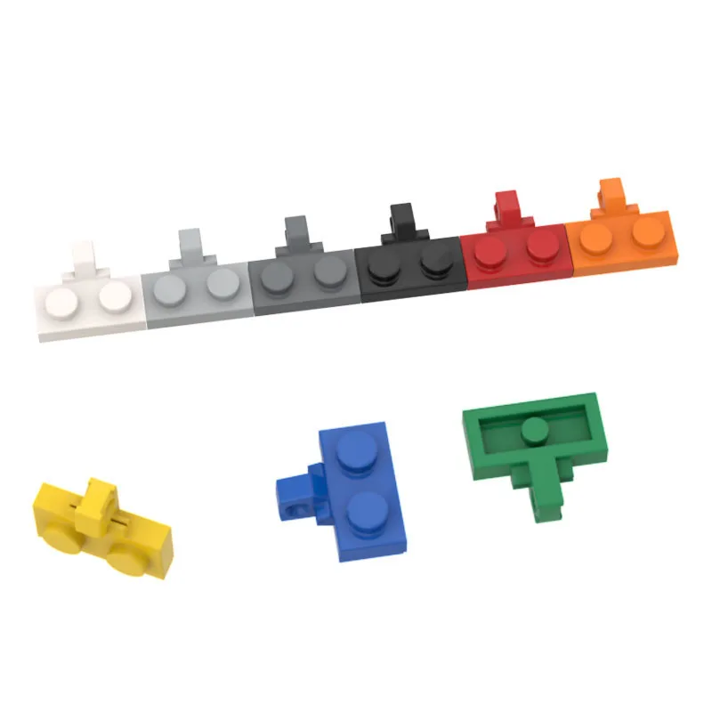 1 Pcs Buildings Blocks 44567 49716 Hinge Plate 1 x 2 Locking 1 Finger on Side (Undetermined Type) Bulk Modular GBC High-Tech MOC