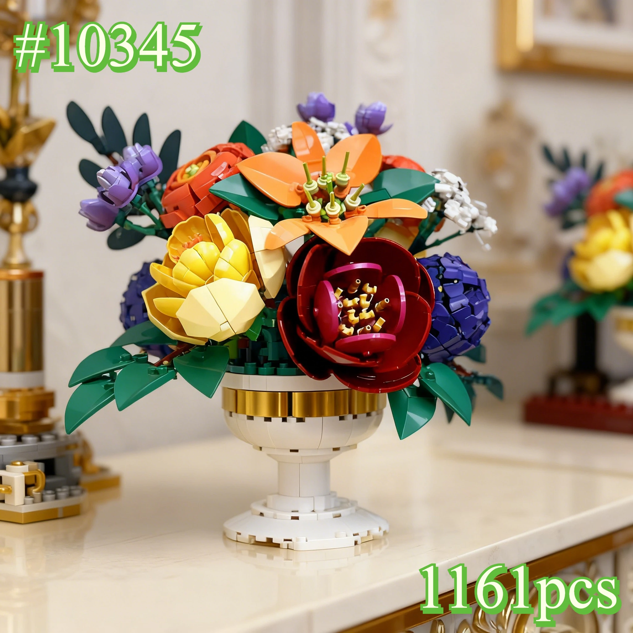 

Flowers Do Not Wither 10345 Peripheral Extensions Compatible with Legoed Particles Suitable for Christmas Gifts 1161pcs