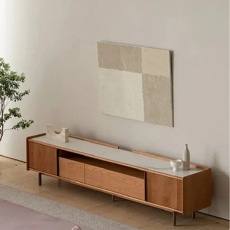 N North American black walnut TV cabinet All solid wood Nordic combination Modern simple locker View hall cabinet