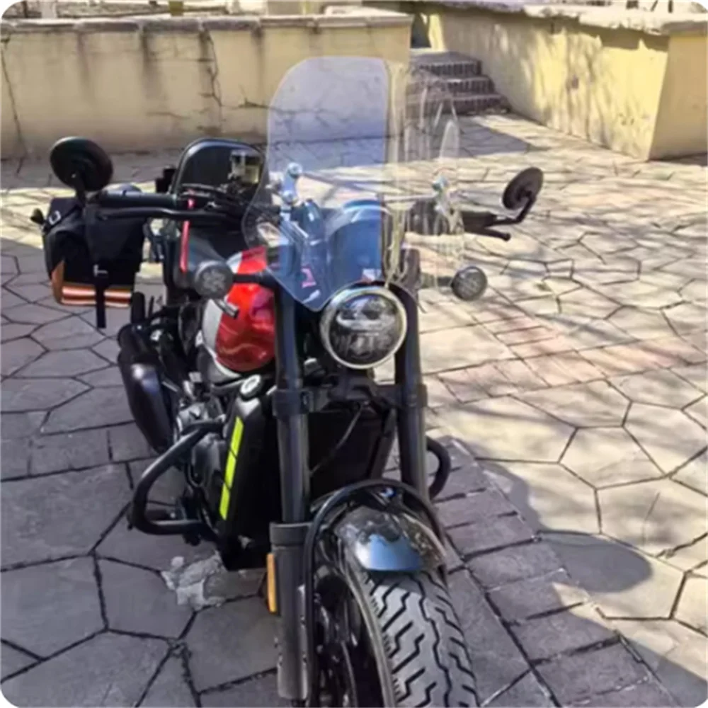 High quality Windshield For CFMOTO 450CLC 450CL-C clc450 Modified Front Windshield Tempered Rubber Anti Smash Special