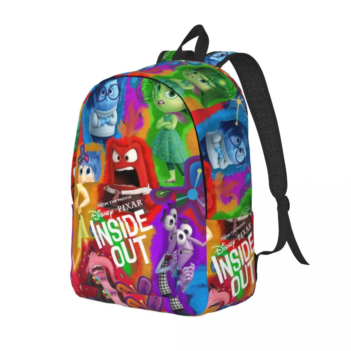 Inside Out New Fashion High Capacity Waterproof College Backpack Trendy Laptop Travel Book Bag 15in 17in