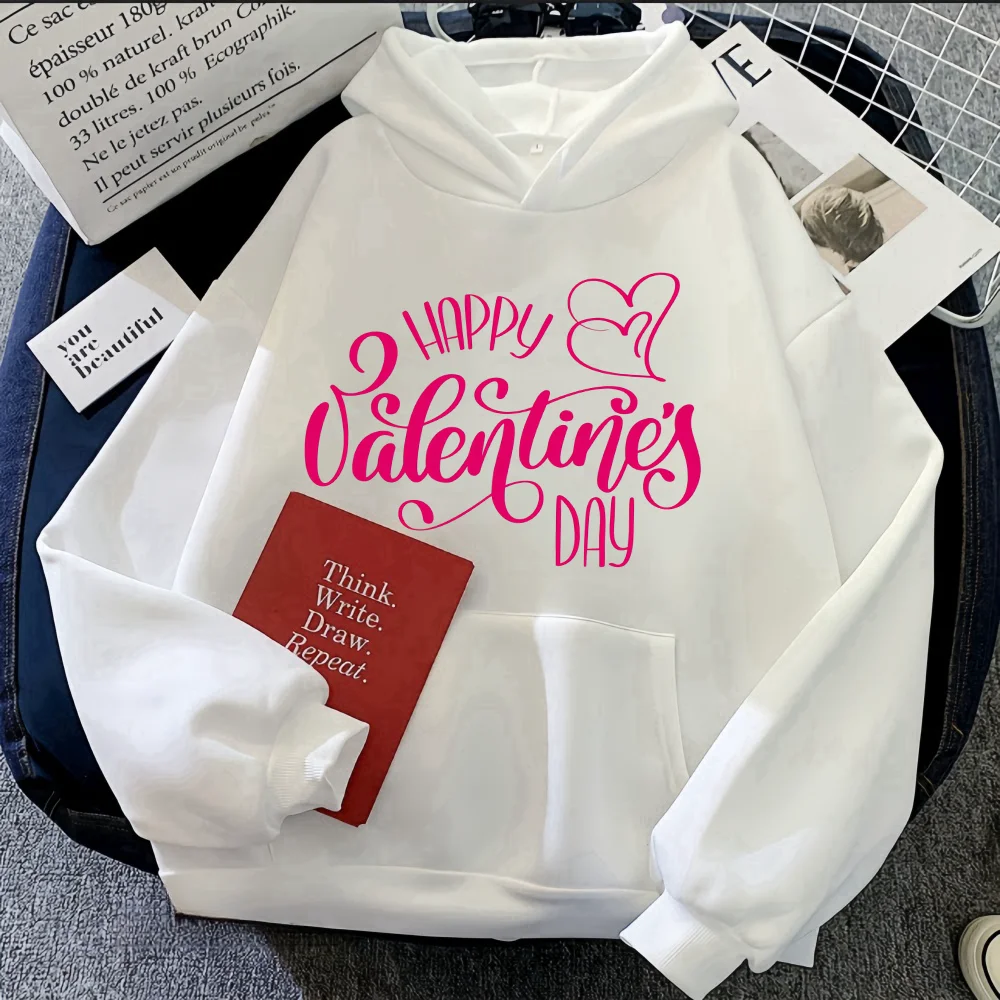 

y2k Valentine's Day truly love you women men winter clothes anime hoodie hoodies streetwear harajuku sweatshirt