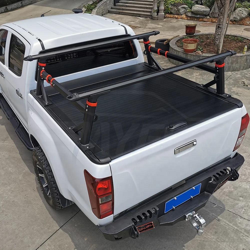 Factory Outlet Pickup Truck Bed Rear Roof Rack Ladder Pick up Car Ladder Racks