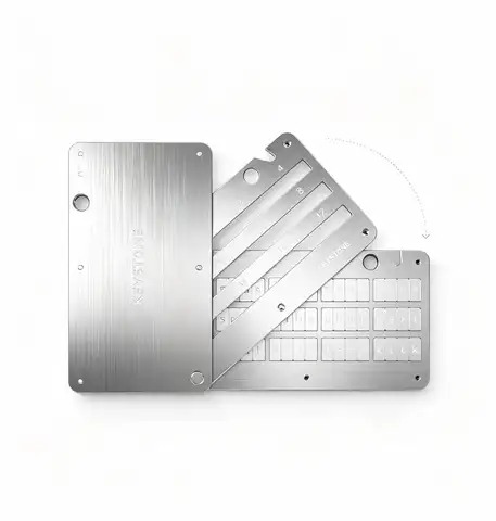 Seed Phrase Metal Backup Mnemonic Storage Stainless Steel Plate