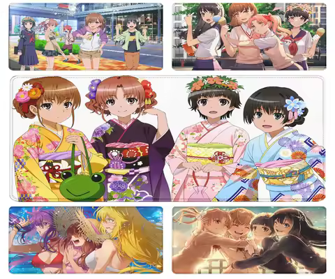 Toaru Kagaku no RailgunMouse Pad Keyboard Mousepad XXL Large Mouse Mats Gaming Accessories Office Computer Gamer Laptop Desk Mat