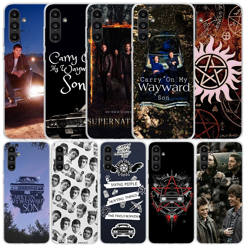 Babaite Supernatural SPN Dean And Sam Phone Case For Samsung Galaxy A55 A54 A52 A53 A15 A14 A12 A13 A25 A24 A22 A23 A35 A34 A32