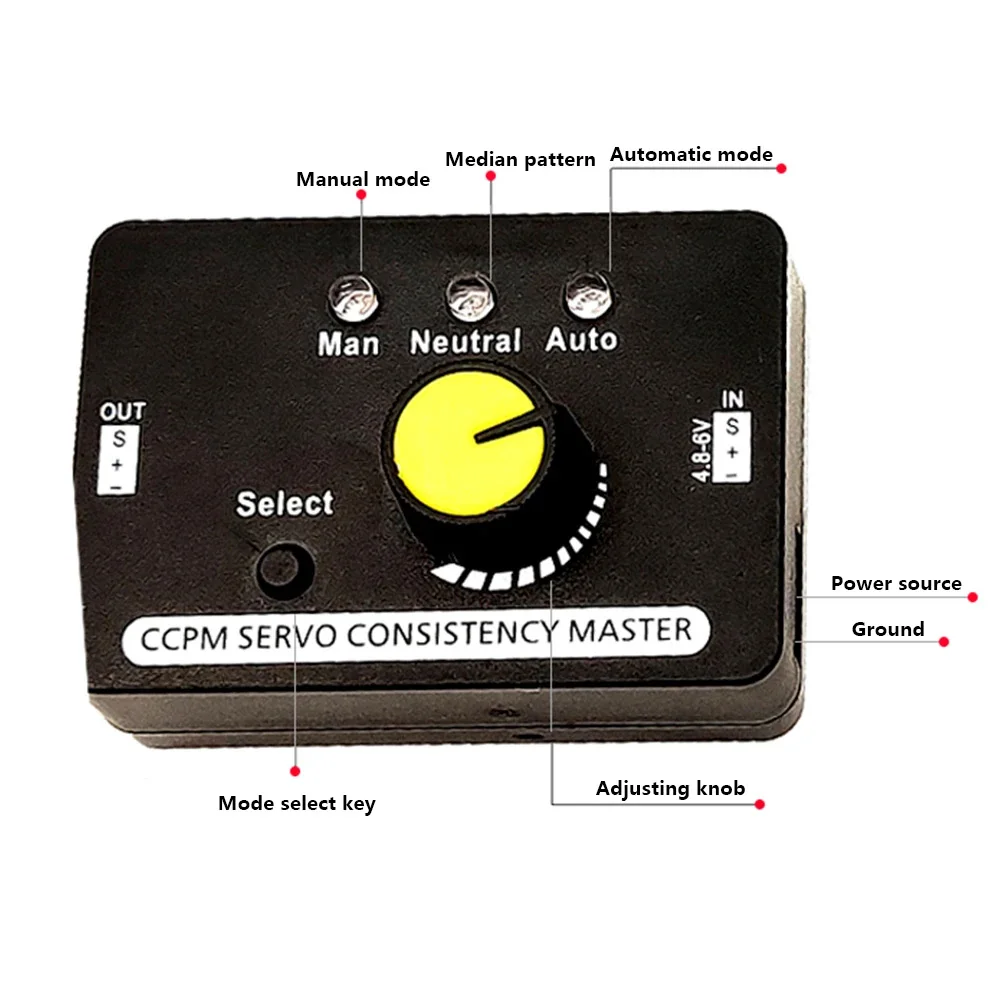 Multi Servo Tester Consistency Speed Controler CCPM Meter Master Checker for FPV RC Helicopter Airplane Car Servo Tester Tools