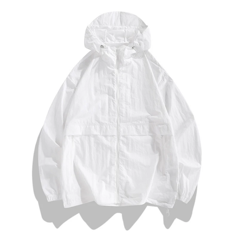 

Spring Summer Men Lightweight UV Protection Hooded Jackets Outdoor Quick Dry Men UPF50+ Suncreen Waterproof Hiking Hooded Coats
